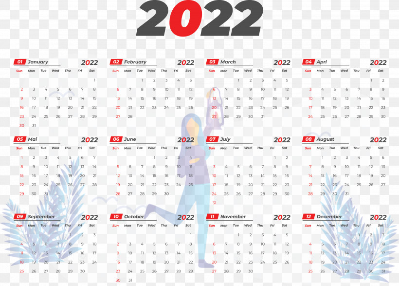 2022 Yeary Calendar 2022 Calendar, PNG, 3474x2488px, Office Supplies, Calendar System, Geometry, Line, Mathematics Download Free