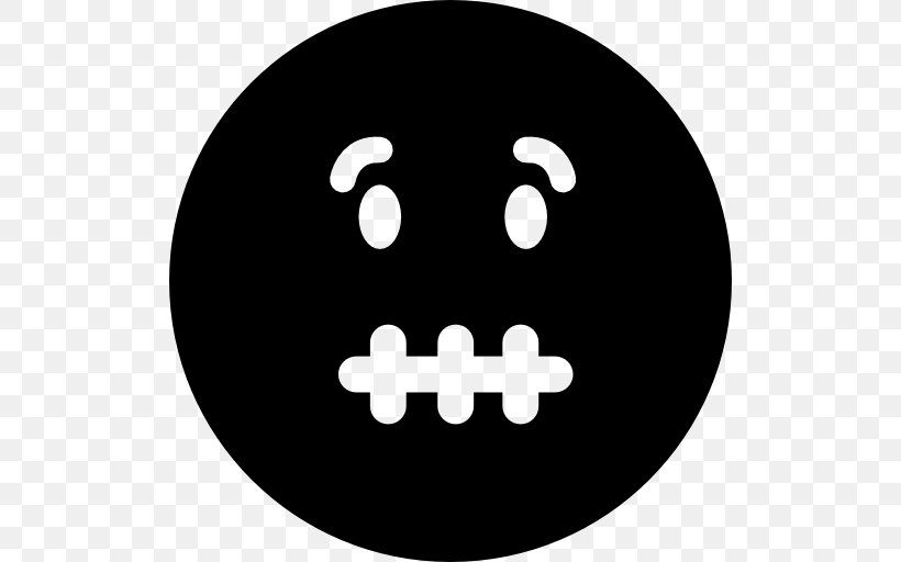 Emoticon Smiley Download, PNG, 512x512px, Emoticon, Black And White, Monochrome Photography, Point, Smile Download Free