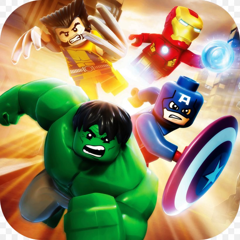Lego Marvel Super Heroes Lego Marvel's Avengers Video Games PlayStation Vita PlayStation 3, PNG, 1024x1024px, Lego Marvel Super Heroes, Action Figure, Fictional Character, Figurine, Game Download Free