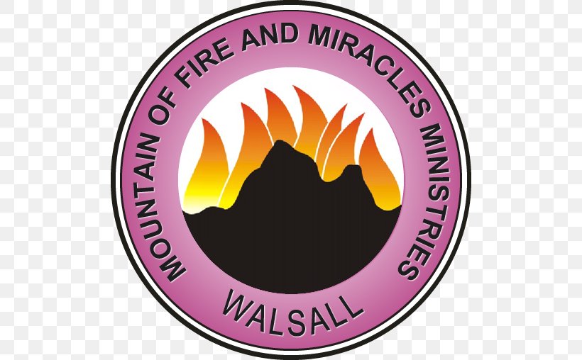 Mountain Of Fire And Miracles Ministries Logo Nigeria Brand, PNG, 508x508px, Logo, Area, Badge, Brand, Emblem Download Free