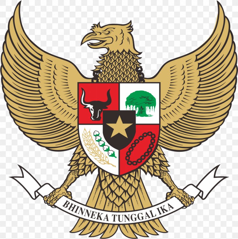 National Emblem Of Indonesia Indonesian Garuda, PNG, 956x959px, Indonesia, Artwork, Beak, Bhinneka Tunggal Ika, Bird Download Free
