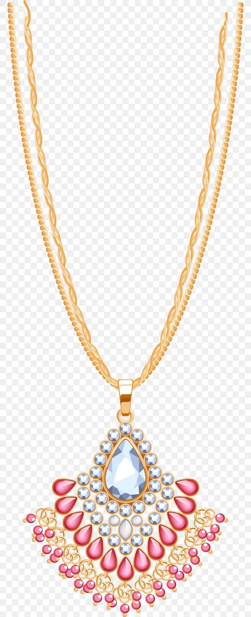 Necklace Diamond Jewellery Luxury, PNG, 772x2018px, Necklace, Body Jewelry, Chain, Costume Jewelry, Diamond Download Free