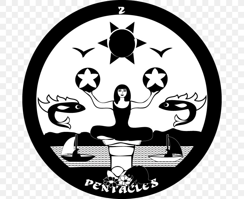 Silver Era Tarot Pentacle Playing Card Divinity, PNG, 670x670px, Tarot, Artwork, Black, Black And White, Com Download Free