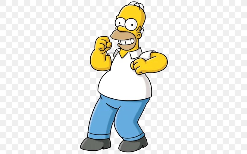 Homer Simpson Bart Simpson Grampa Simpson Chief Wiggum Television, PNG, 512x512px, Homer Simpson, Bart Simpson, Beak, Bird, Cartoon Download Free