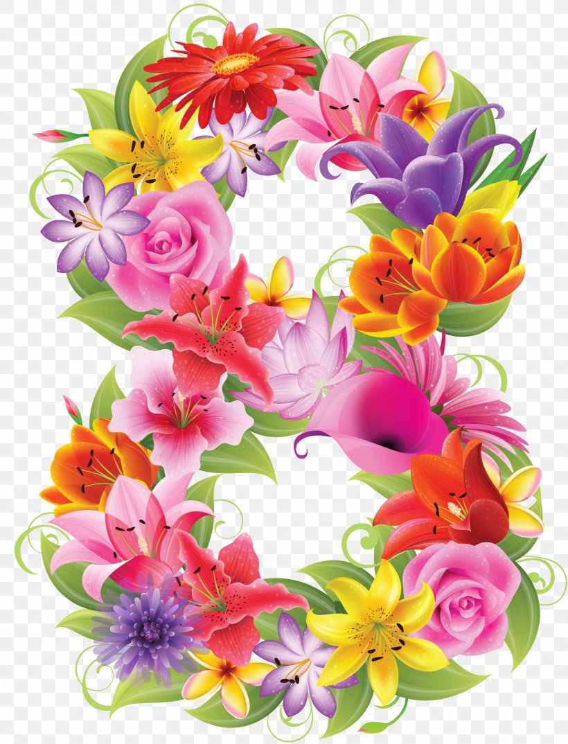 Number Alphabet Flower Clip Art, PNG, 2568x3364px, Number, Alphabet, Cut Flowers, Floral Design, Floristry Download Free