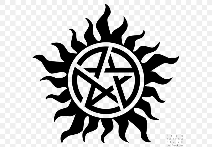 Pentagram Pentacle Wicca Solar Symbol, PNG, 600x572px, Pentagram, Black And White, Black Sun, Brand, Demon Download Free