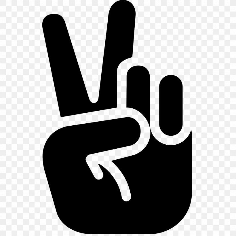 V Sign Peace Symbols Clip Art, PNG, 1600x1600px, V Sign, Black And White, Brand, Finger, Gesture Download Free