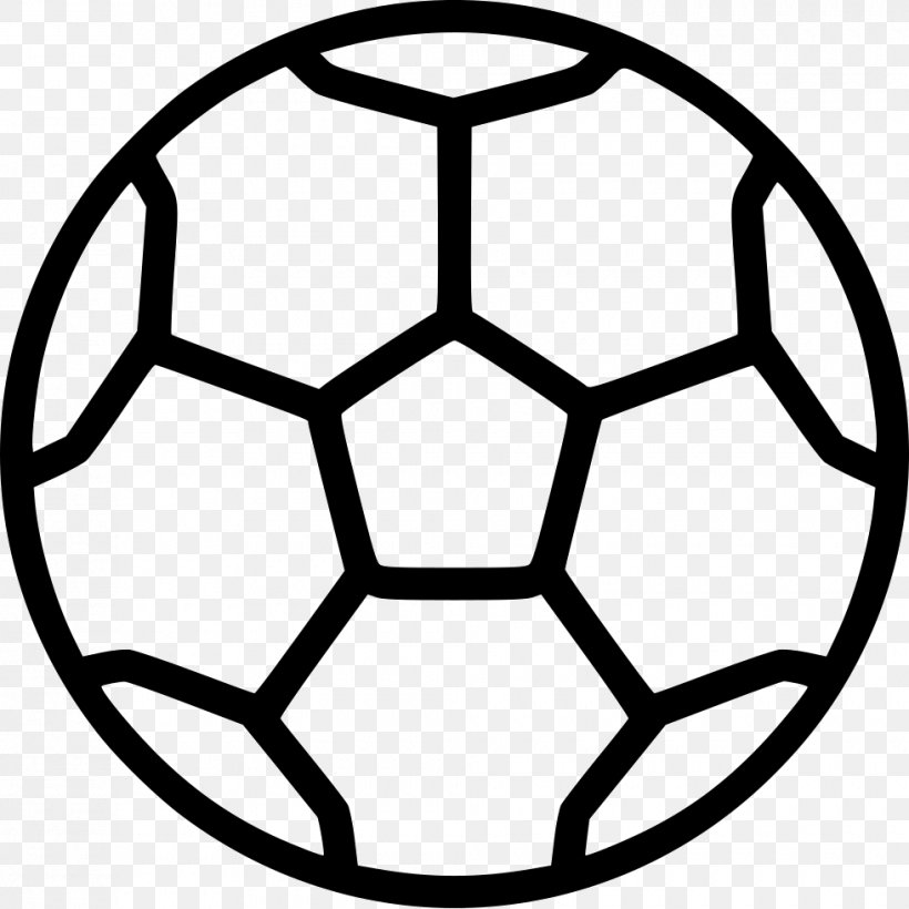 Vector Graphics Football Ball Game Sports, PNG, 980x981px, Football, Area, Ball, Ball Game, Black And White Download Free
