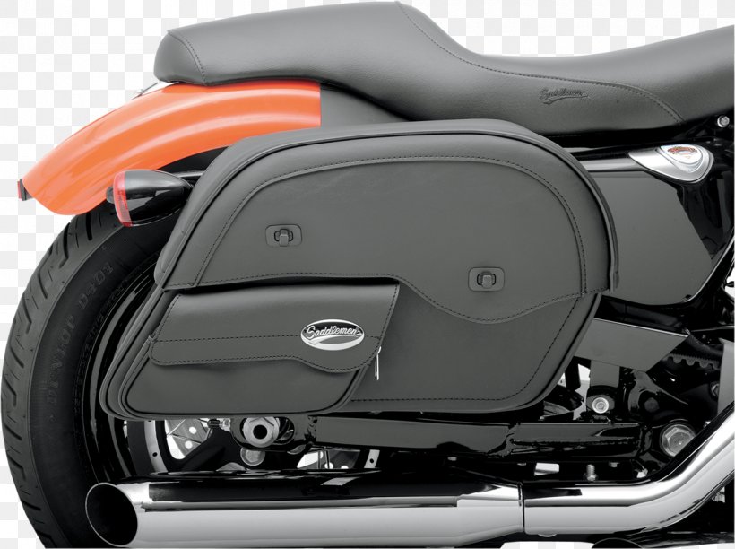 Exhaust System Saddlebag Harley-Davidson Sportster Motorcycle, PNG, 1200x897px, Exhaust System, Auto Part, Automotive Exhaust, Automotive Exterior, Bag Download Free