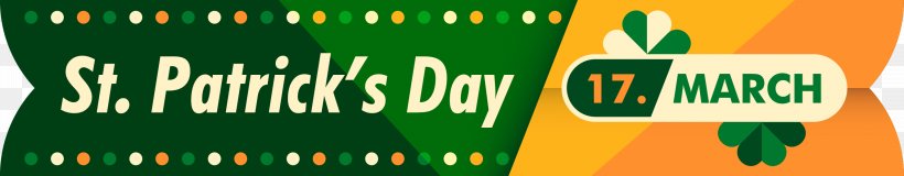 Ireland Saint Patricks Day March 17 Solemnity, PNG, 2660x520px, Ireland, Advertising, Banner, Brand, Clover Download Free