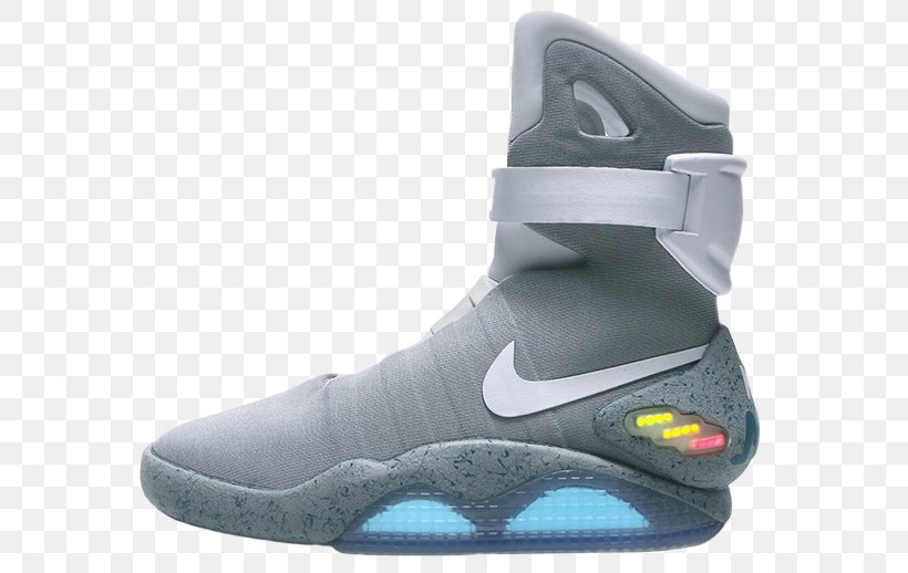 Nike Mag Marty McFly Back To The Future Shoe, PNG, 610x518px, Nike Mag, Adidas Yeezy, Air Jordan, Athletic Shoe, Back To The Future Download Free