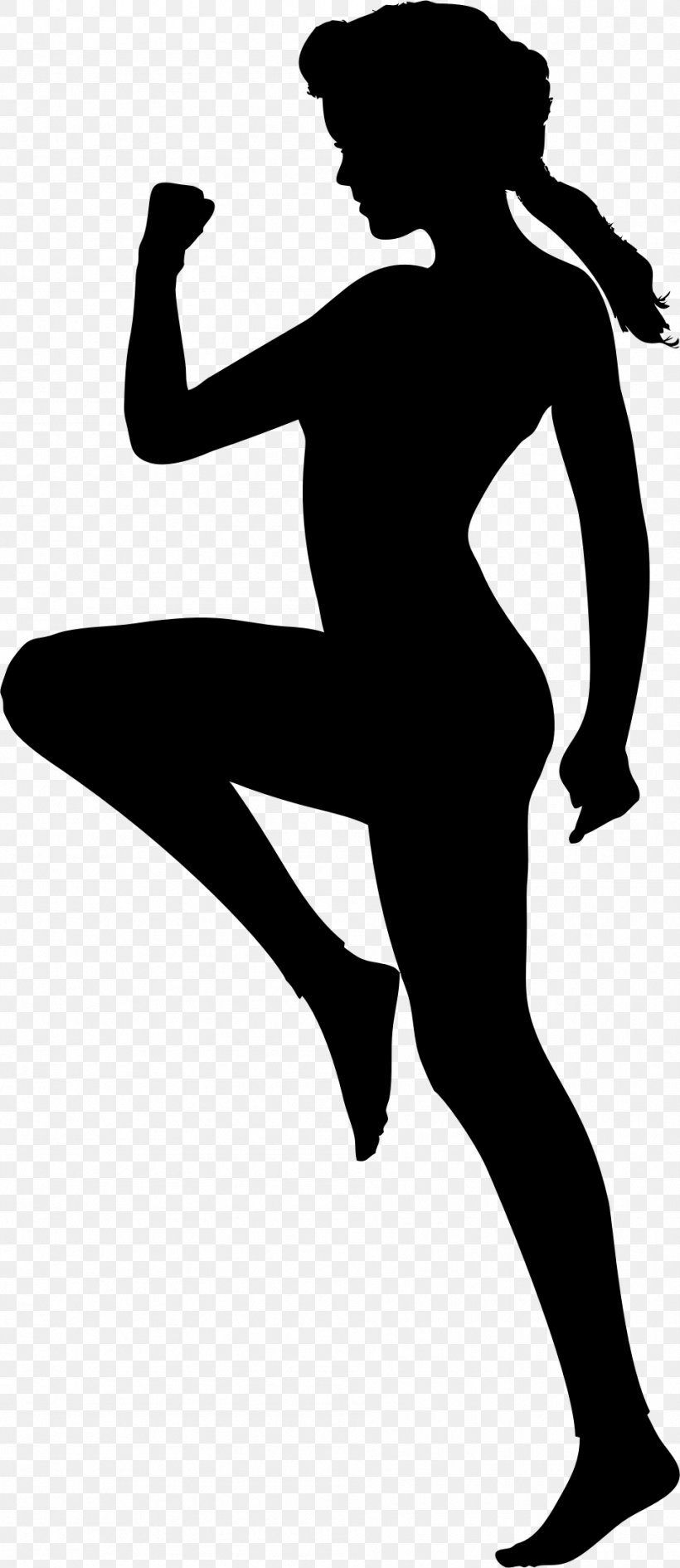 Physical Exercise Woman Silhouette Physical Fitness Clip Art, PNG, 948x2186px, Physical Exercise, Arm, Art, Black, Black And White Download Free