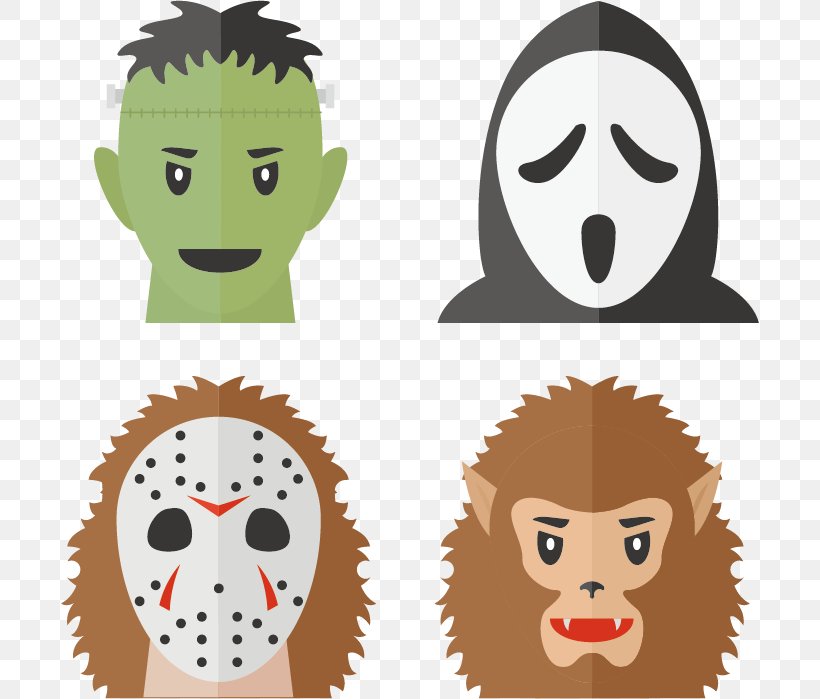 Halloween Trick-or-treating Clip Art, PNG, 698x699px, Count Dracula, Character, Clip Art, Face, Facial Expression Download Free