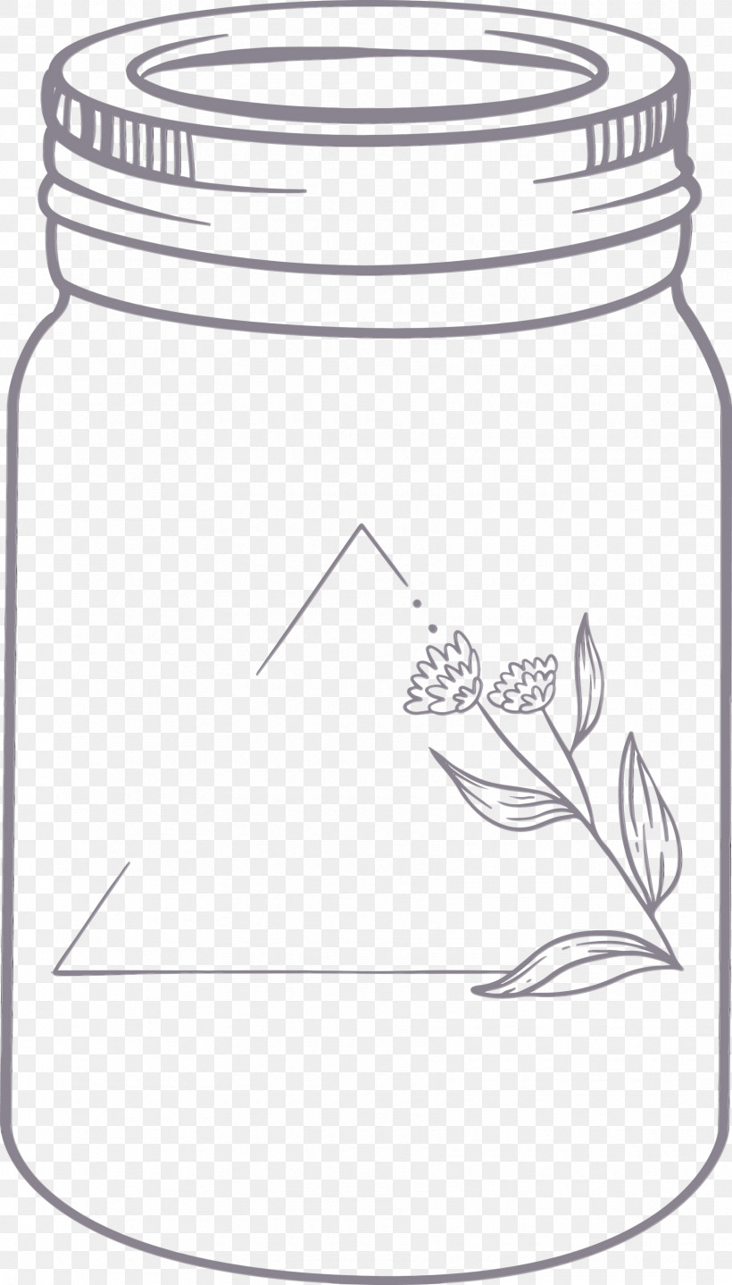 Line Art Food Storage Containers Line Meter Font, PNG, 1710x2999px, Mason Jar, Container, Food Storage, Food Storage Containers, Geometry Download Free