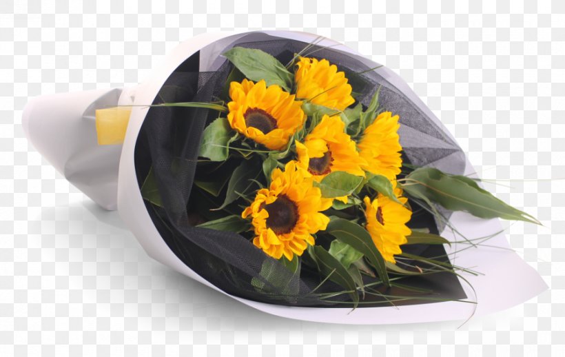 Common Sunflower Flower Bouquet Floral Design Cut Flowers, PNG, 900x569px, Common Sunflower, Basket, Cut Flowers, Daisy Family, Floral Design Download Free