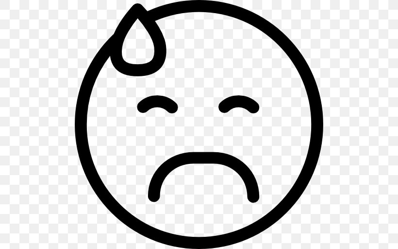 Smiley Emoticon Clip Art, PNG, 512x512px, Smiley, Black And White, Crying, Emoticon, Face Download Free