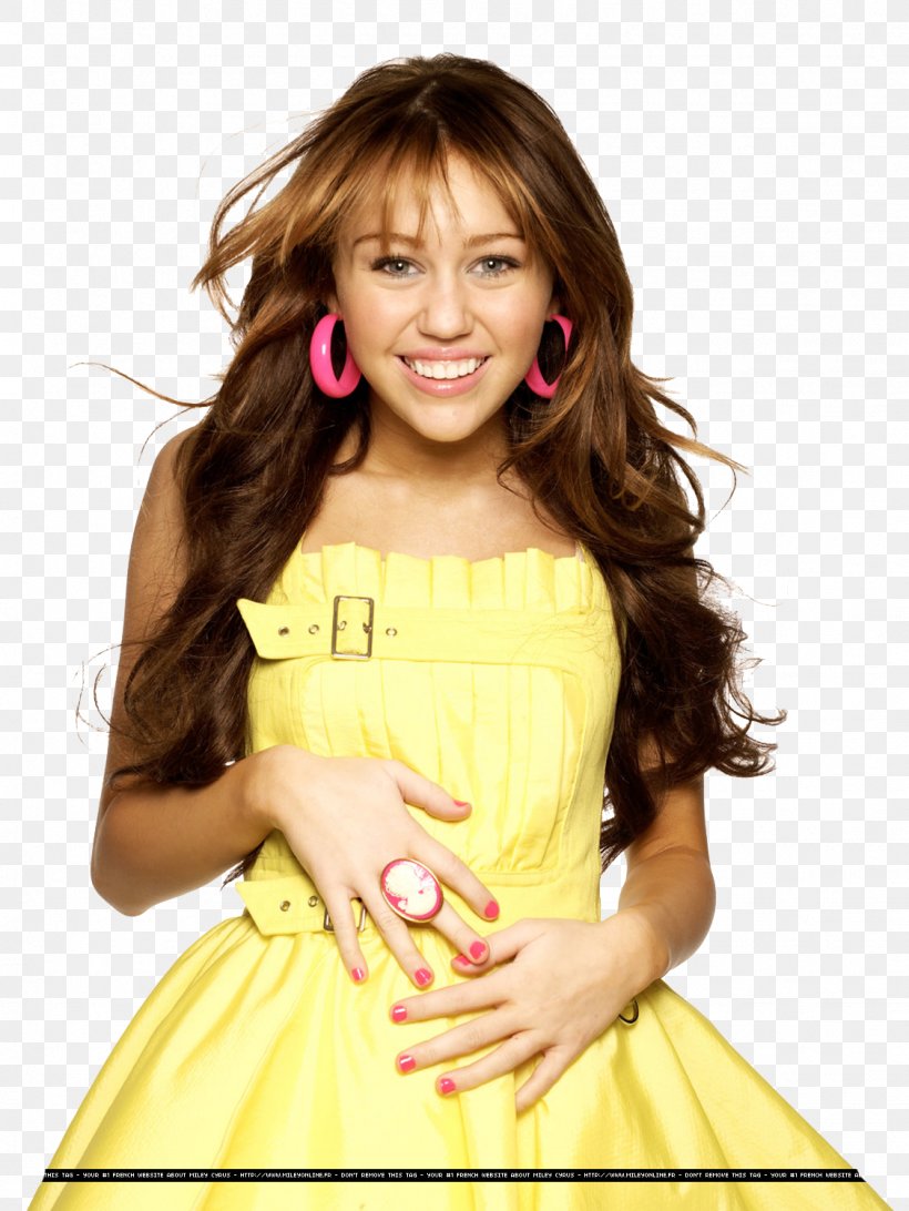 Miley Cyrus Hannah Montana Model Long Hair Hair Coloring, PNG, 1126x1500px, Watercolor, Cartoon, Flower, Frame, Heart Download Free
