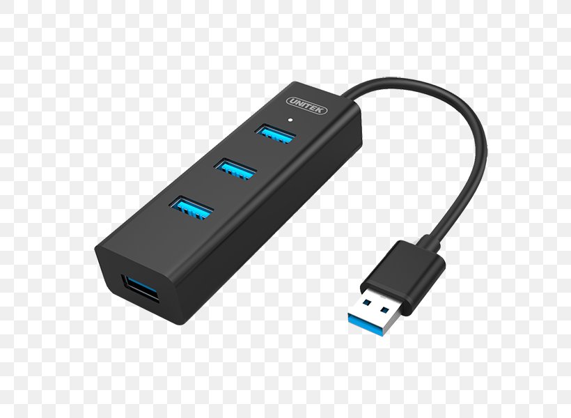 AC Adapter USB Hub Computer Port Ethernet Hub, PNG, 600x600px, Ac Adapter, Adapter, Cable, Computer, Computer Component Download Free