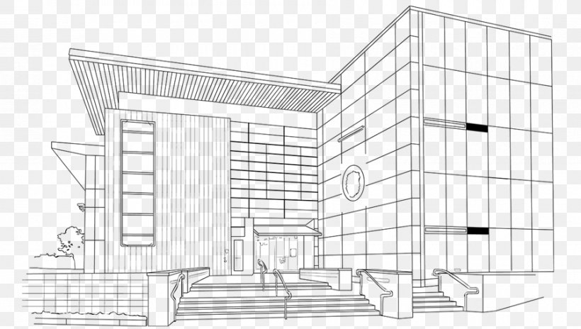 Architecture House Sketch, PNG, 900x510px, Architecture, Area, Artwork, Black And White, Building Download Free