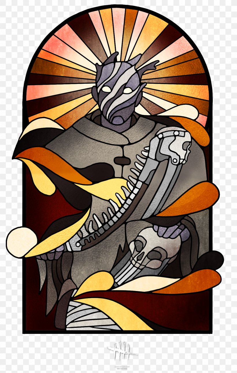 Dead By Daylight Fiction Stained Glass Game Illustration, PNG, 1225x1925px, Dead By Daylight, Art, Cartoon, Character, Community Download Free