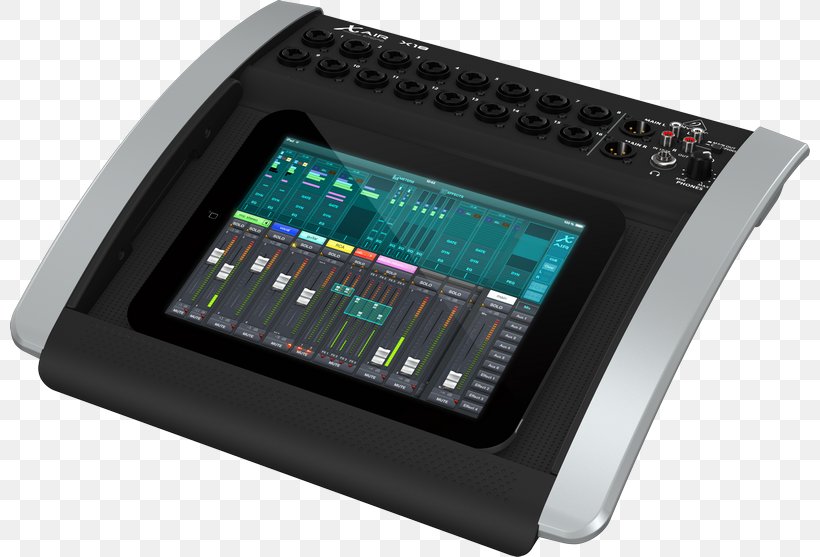 Microphone Digital Mixing Console Audio Mixers Tablet Computers Behringer, PNG, 800x557px, Watercolor, Cartoon, Flower, Frame, Heart Download Free