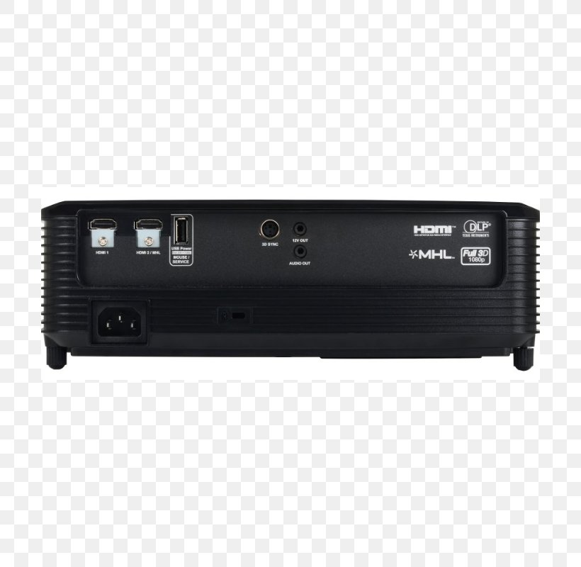 Optoma HD142X Multimedia Projectors Digital Light Processing Optoma Corporation, PNG, 800x800px, 3d Film, Optoma Hd142x, Audio Receiver, Digital Light Processing, Display Device Download Free