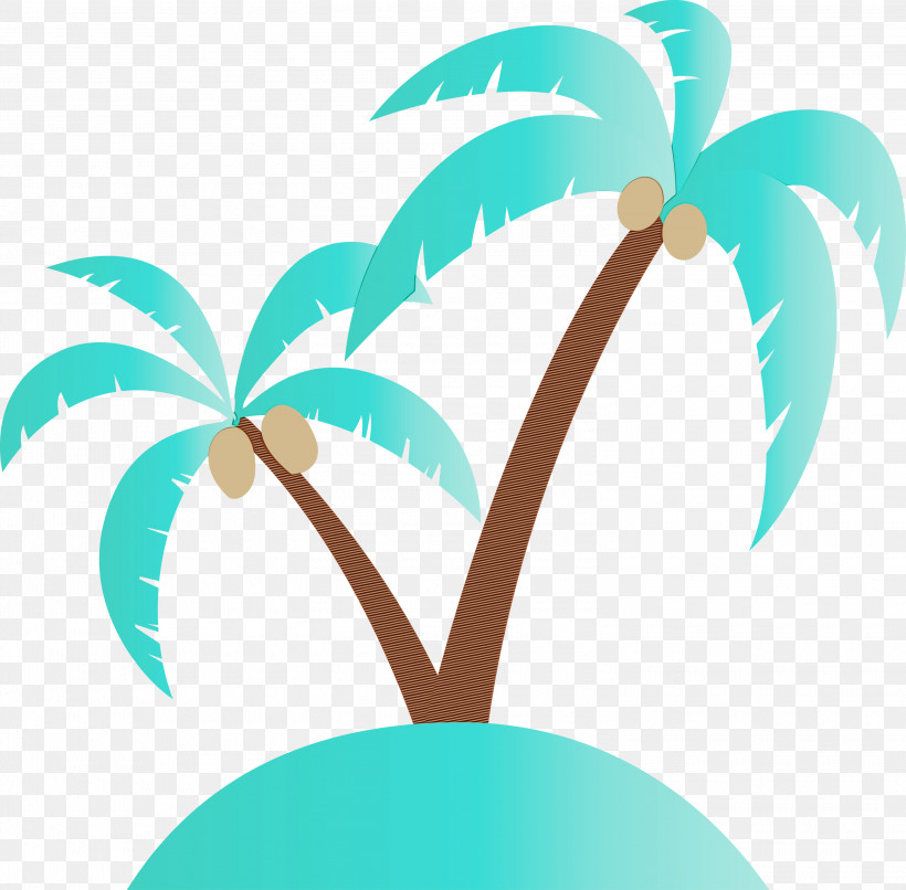 Palm Trees, PNG, 3000x2951px, Palm Tree, Beach, Biology, Cartoon Tree, Flower Download Free