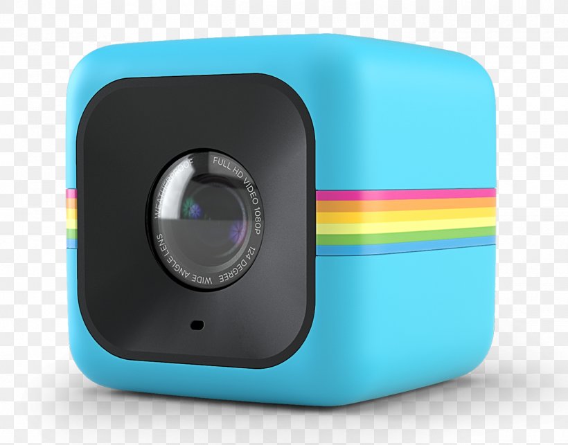 Polaroid Corporation Action Camera 1080p 1440p, PNG, 1350x1060px, Polaroid Corporation, Action Camera, Camera, Camera Lens, Electric Blue Download Free
