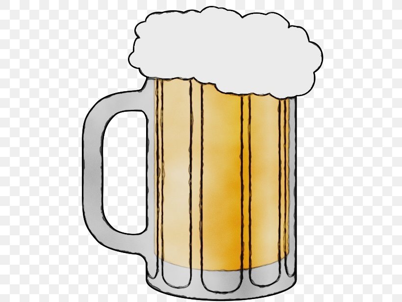 Beer Cartoon, PNG, 529x616px, Watercolor, Beer Glass, Beer Glasses, Cup,  Drinkware Download Free