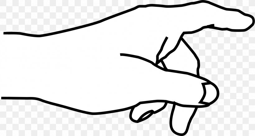 Index Finger The Finger Hand Clip Art, PNG, 1868x1001px, Index Finger, Area, Artwork, Black, Black And White Download Free