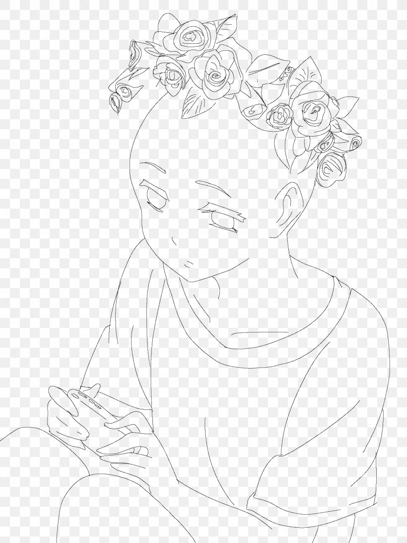 Drawing Line Art Sketch, PNG, 1536x2048px, Watercolor, Cartoon, Flower, Frame, Heart Download Free