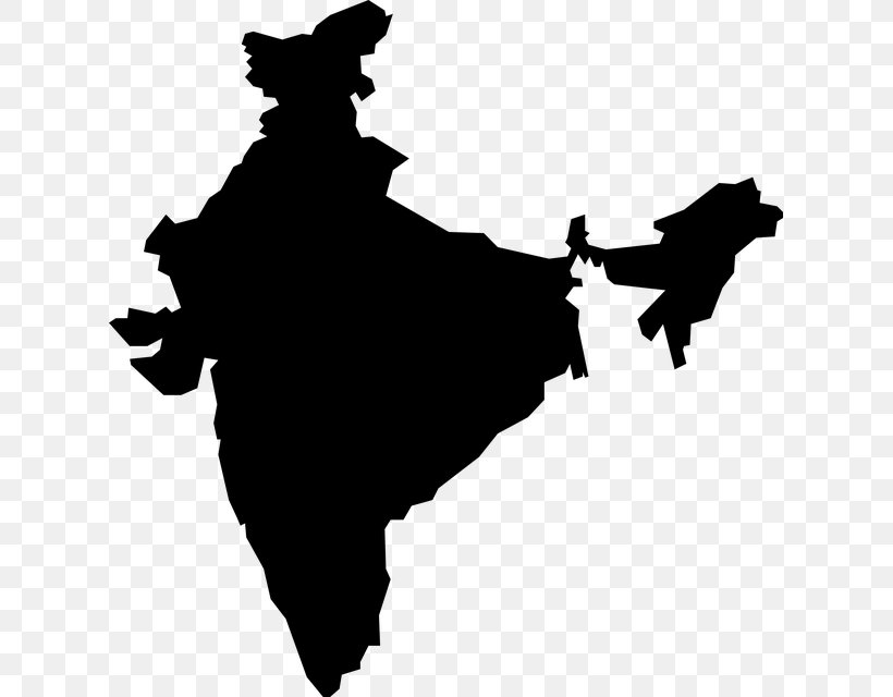India Royalty-free Vector Map, PNG, 619x640px, India, Black And White, Dog Like Mammal, Flag Of India, Horse Like Mammal Download Free