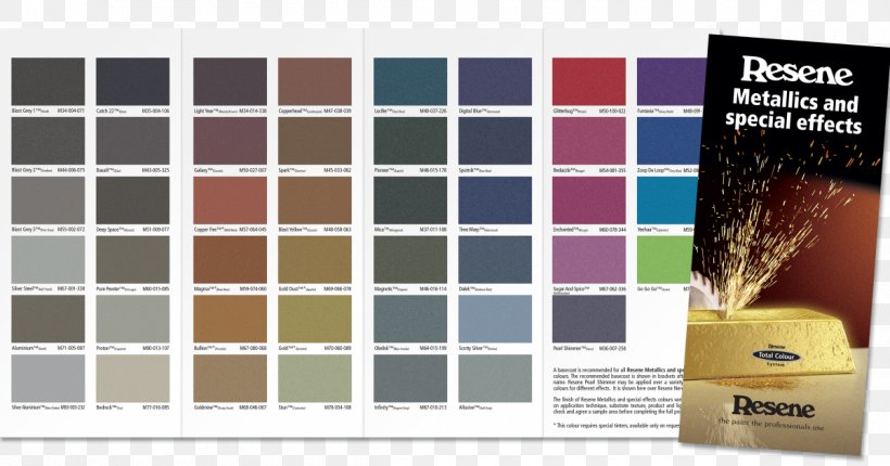 Metallic Paint Color Chart