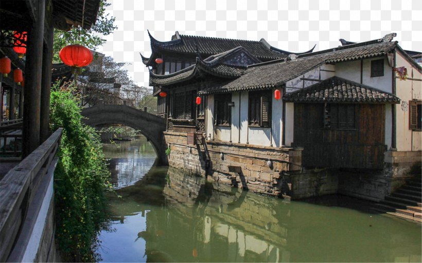 Nanxiang Ancient Town Guyi Garden U6a80u56ed Xiaolongbao, PNG, 1920x1200px, Nanxiang, Canal, Chinese Architecture, Guyi Garden, House Download Free