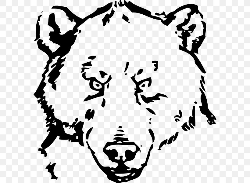 American Black Bear Polar Bear Drawing Clip Art, PNG, 600x599px, Watercolor, Cartoon, Flower, Frame, Heart Download Free