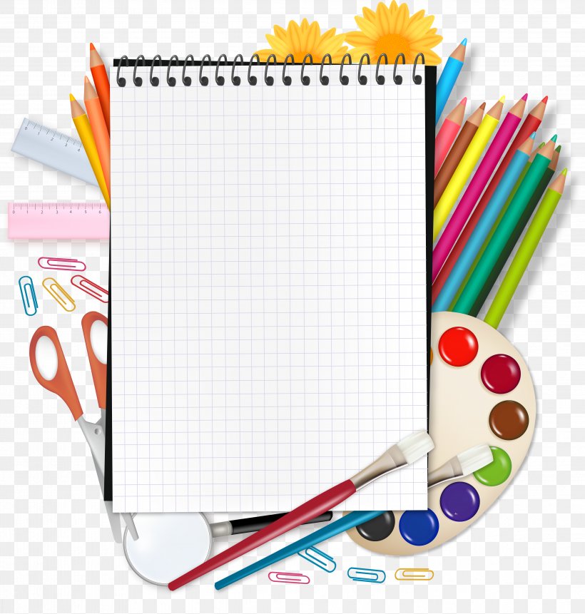 Desktop Wallpaper Clip Art, PNG, 4758x5000px, School, Back To School, Drawing, Notebook, Office Supplies Download Free