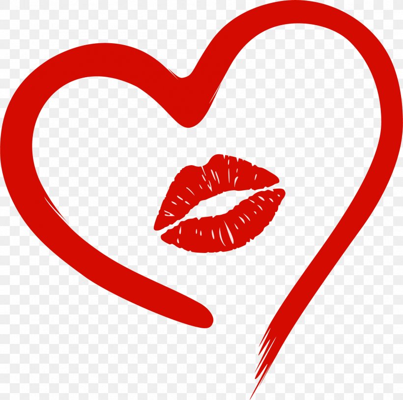 Lipstick Heart Drawing Clip Art, PNG, 1801x1788px, Watercolor, Cartoon, Flower, Frame, Heart Download Free