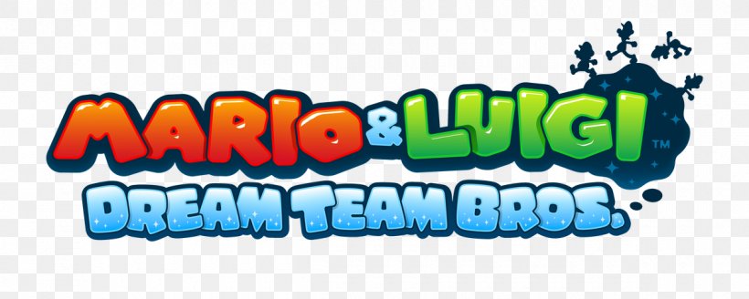 Mario & Luigi: Dream Team Mario & Luigi: Superstar Saga Mario & Luigi: Paper Jam Luigi's Mansion, PNG, 1200x480px, Mario Luigi Dream Team, Brand, Logo, Luigi, Mario Download Free