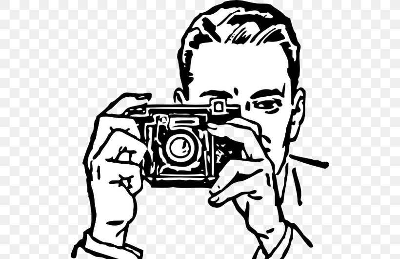 Photographic Film Camera Photography Clip Art, PNG, 530x530px, Photographic Film, Art, Artwork, Black And White, Camera Download Free