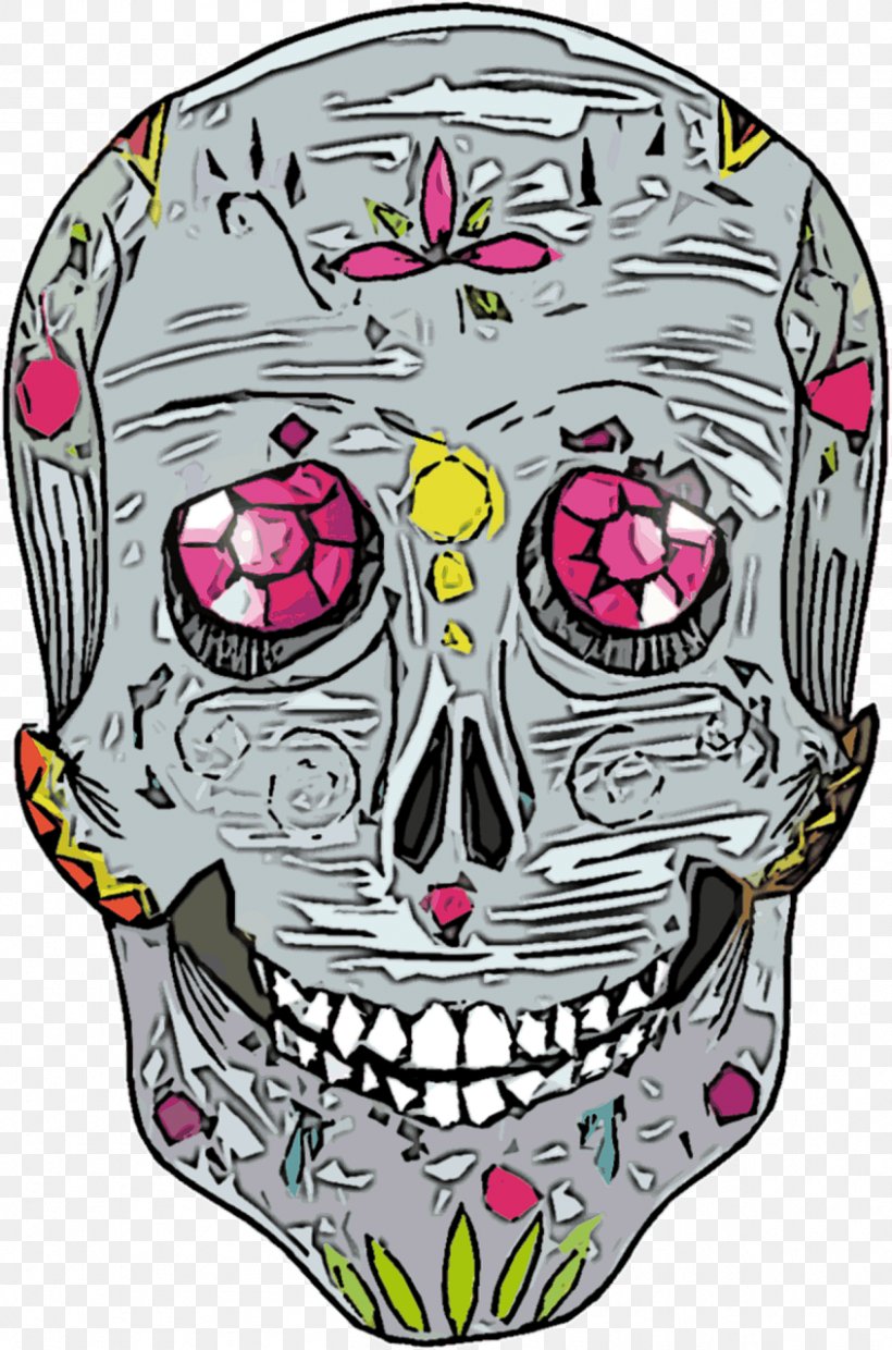Skull Headgear Pink M, PNG, 846x1280px, Skull, Bone, Design M, Headgear, Pink Download Free