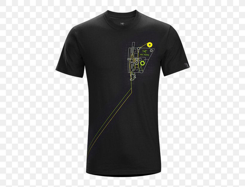 T-shirt Sleeve Clothing Battlestar Galactica (Songbook), PNG, 450x625px, Tshirt, Active Shirt, Black, Brand, Clothing Download Free