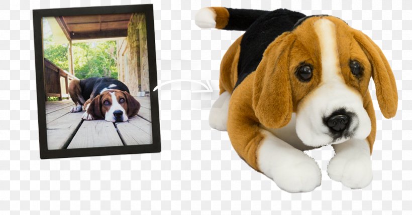 black and tan coonhound stuffed animal
