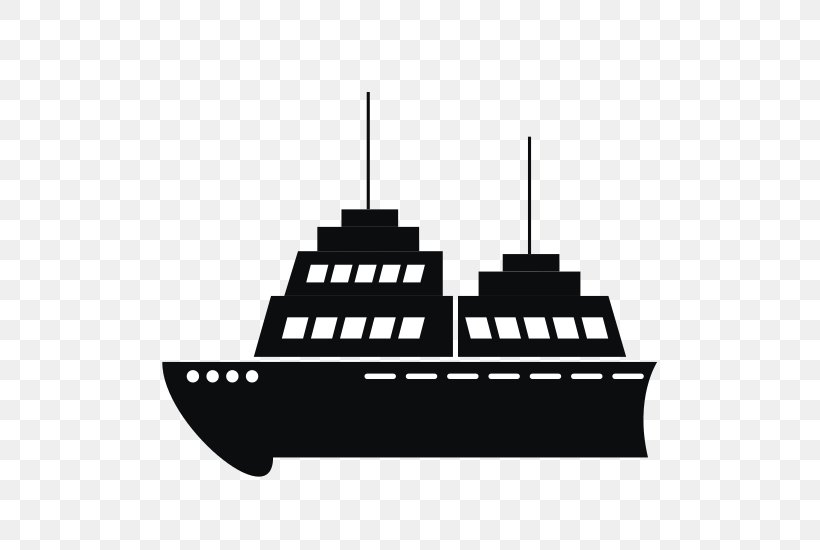 Cruise Ship Vector Graphics Clip Art Image, PNG, 550x550px, Cruise Ship, Black And White, Boat, Cargo, Celebrity Silhouette Download Free