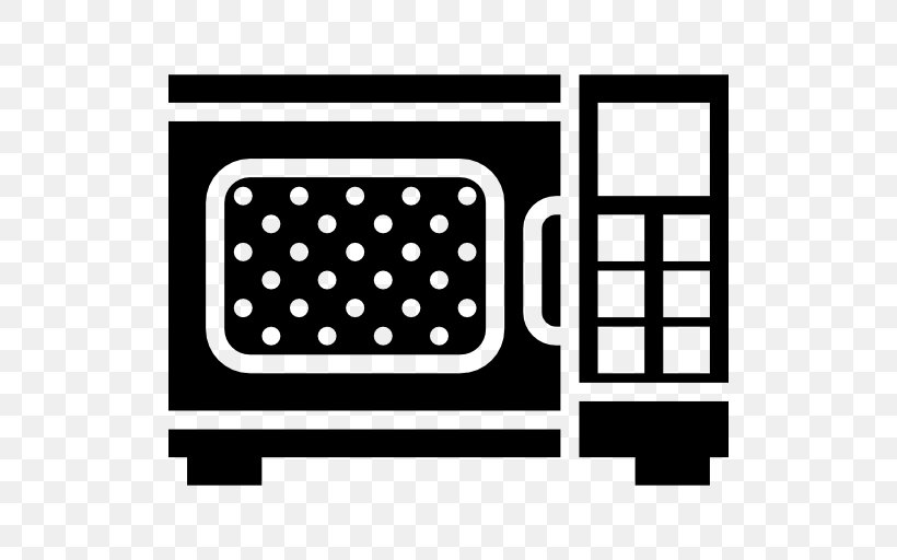 Microwave Ovens Kitchenware, PNG, 512x512px, Microwave Ovens, Area, Black, Black And White, Brand Download Free