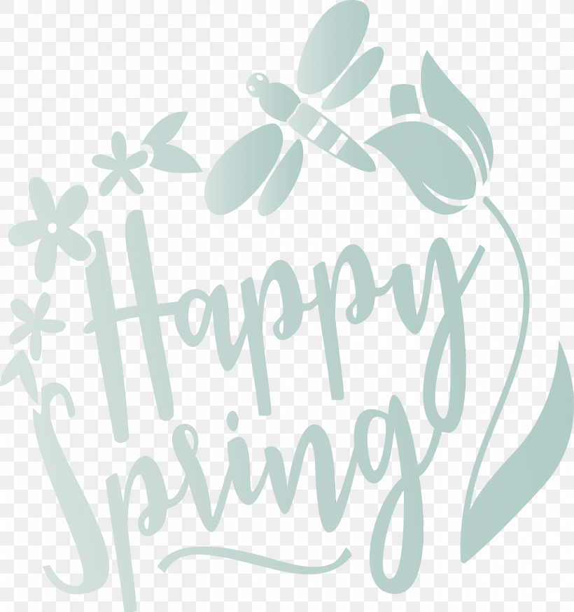 Text Leaf Font Logo Plant, PNG, 2810x3000px, Hello Spring, Leaf, Logo, Paint, Plant Download Free