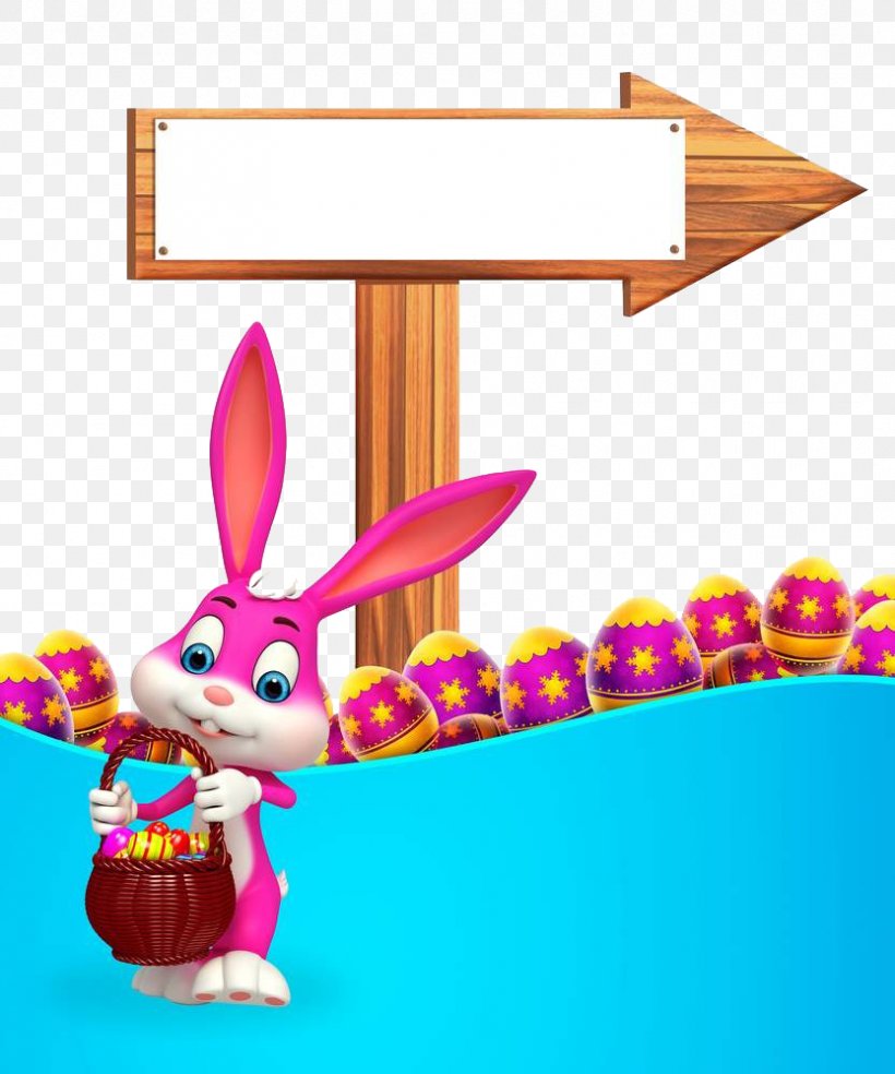 Easter Bunny Arrow Stock Photography Illustration, PNG, 833x1000px, Easter Bunny, Art, Cartoon, Easter, Material Download Free