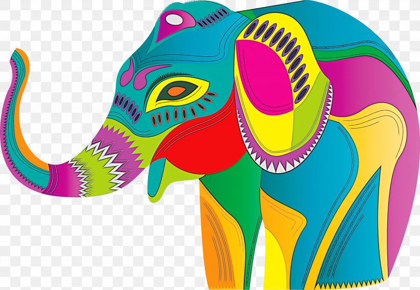 Indian Elephant, PNG, 3000x2074px, African Bush Elephant, African Elephants, African Forest Elephant, Cartoon, Elephant Download Free