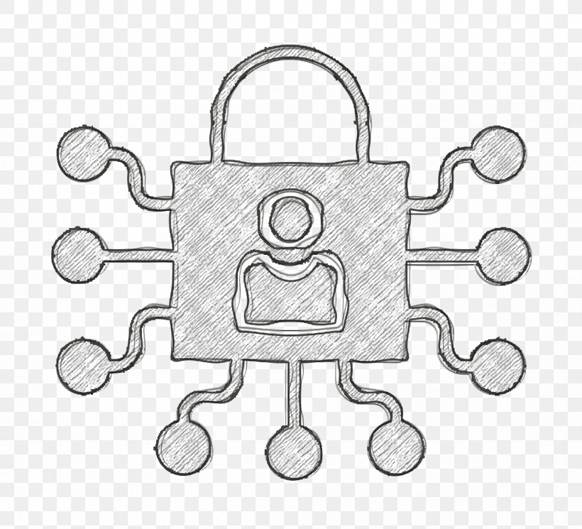Lock Icon Cyber Icon, PNG, 1214x1104px, Lock Icon, Cyber Icon, Line Art Download Free