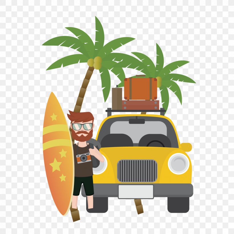 Vacation Travel Summer, PNG, 1200x1200px, Vacation, Baggage, Beach, Cartoon, Summer Download Free