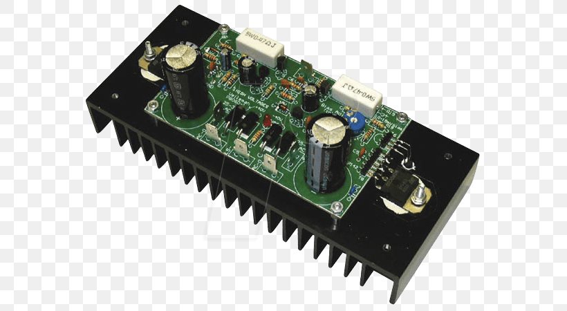 Amplifier Heat Sink Velleman HSVM100 Heatsink For K8060 Electronics Subwoofer, PNG, 579x450px, Amplifier, Audio Power Amplifier, Circuit Component, Computer Component, Darlington Transistor Download Free